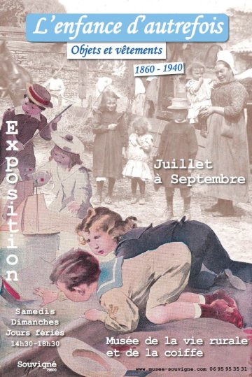 Exposition temporaire "L'enfance d'autrefois" entre 1860 et 1940