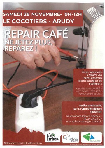 Repair Café - Ossau durable