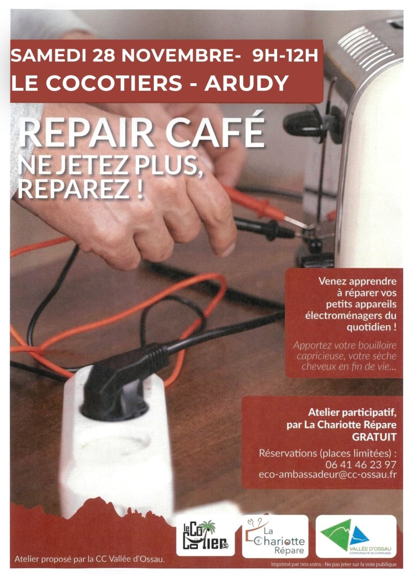 Repair Café - Ossau durable