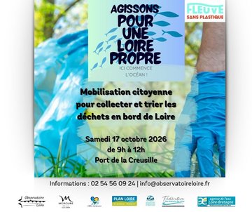 Agissons pour une Loire propre avec l'Observatoire Loire