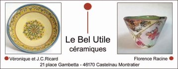 Exposition de céramiques à la galerie Le Bel Utile