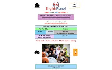 English Planet - Stage anglais "Halloween party"