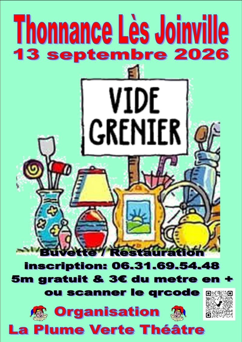 Vide-Greniers de La Plume Verte théâtre