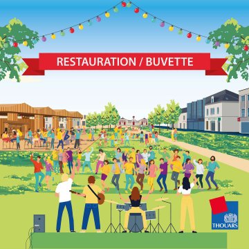 Inauguration des places Flandres Dunkerque et Lavault à Thouars