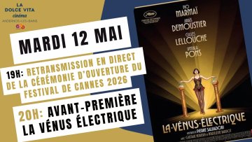 Cérémonie d'ouverture du 79ème Festival de Cannes au cinéma La Dolce Vita