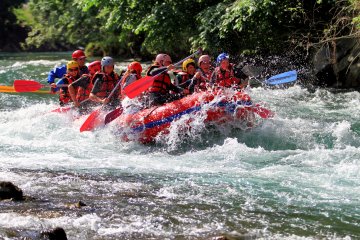 Descente en rafting