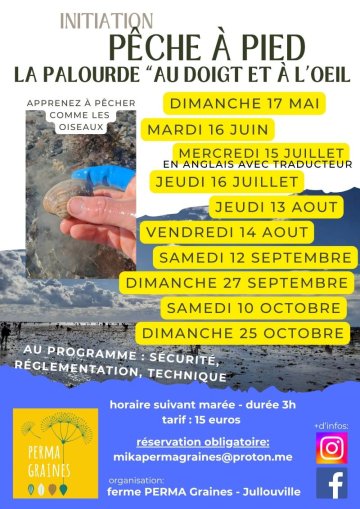 Initiation pêche à pied