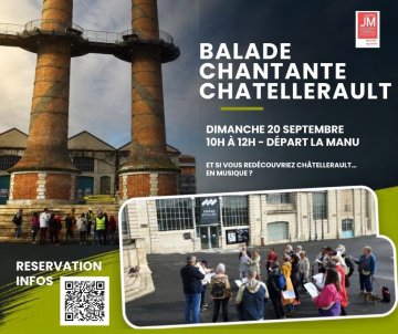 [Circuit] Balade chantante de Châtellerault : une balade musicale et patrimoniale au cœur de la ville