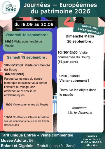 Visite commentée du Musée de la soie