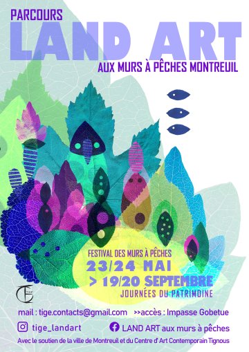 Parcours Land art aux Murs à Pêches de Montreuil 2026