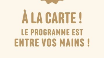 À la carte !