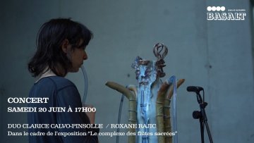 Concert en duo Roxane Rajic & Clarice Calvo Pinsolle
