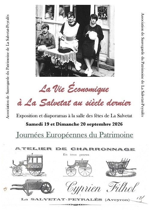 Exposition : "La vie économique à La Salvetat au siècle dernier"