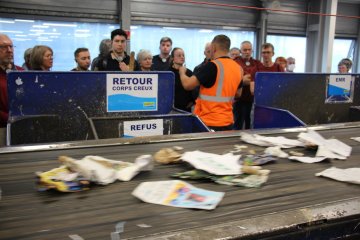 Visite guidée du centre de tri