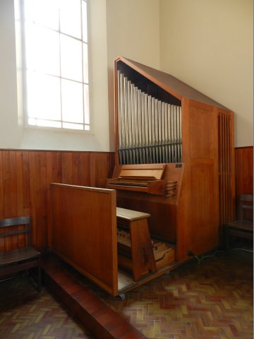 Un temple néo-gothique protestant, œuvre de l'architecte Félix Paumier