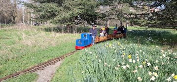 Le petit train dans la prairie des Fiancés