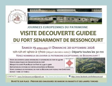 Visite guidée du Fort Sénarmont de Bessoncourt