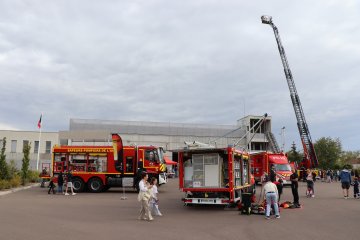 Découvrez les engins des pompiers