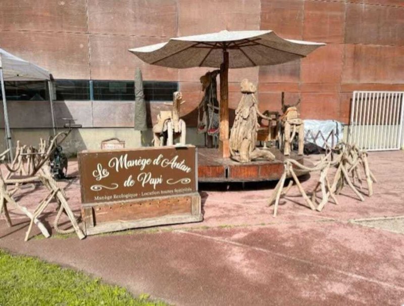 À la découverte du manège d'antan de Papi !