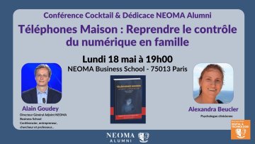 Conférence Cocktail & Dédicace | Téléphones Maison : Reprendre le contrôle du numérique en famille
