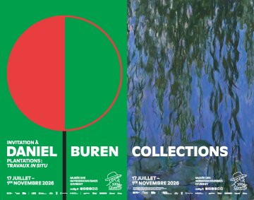 Exposition "Invitation à Daniel Buren. "Plantations", travaux in situ, 2026"