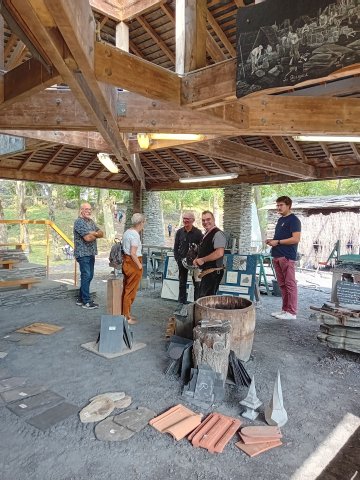 Démonstration du métier de couvreur
