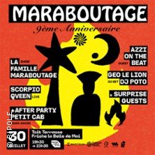 Maraboutage 9ème Anniversaire  - Toit Terrasse + Petit Cab