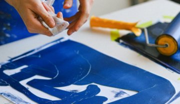 Atelier de pratique artistique - Linogravure