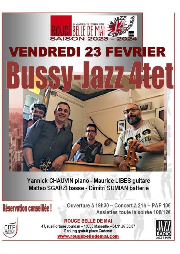 BUSSY-JAZZ 4TET