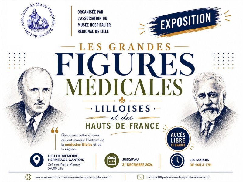 Exposition : Les grandes figures médicales lilloises et des Hauts-de-France