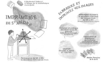 Fabriquez et imprimez vos images : atelier fanzine