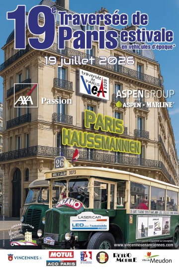 19e Traversée de Paris en véhicules d'Epoque