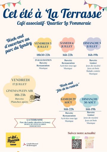 Cet été à la Terrasse