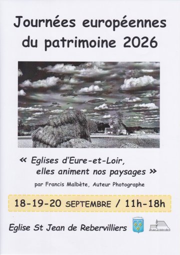 Exposition photos : églises d'Eure-et-Loir, elles animent nos paysages