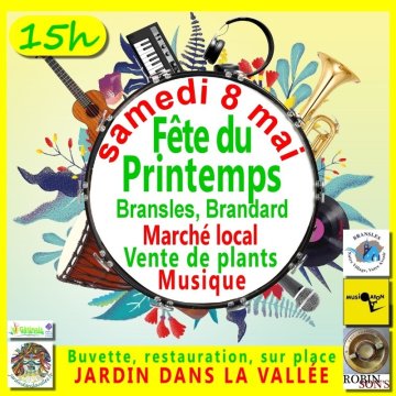 Samedi 8 mai 2027. Festival musical au Jardin dans la vallée .