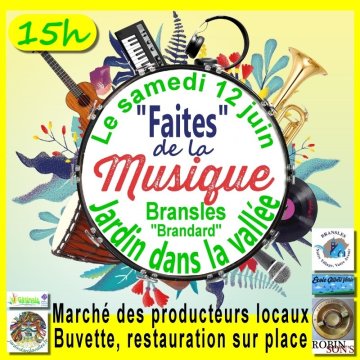 Samedi 12 juin "FAITES" de la musique au Jardin dans la vallée