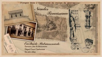 EnQuête Nantes Renaissance – Parcours d’exploration patrimoniale