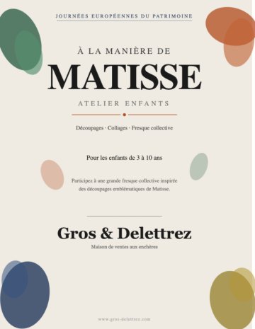 Atelier pour enfants « À la manière de Matisse »