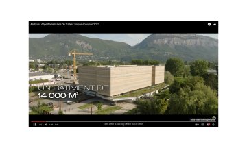 Projection de films dans l’auditorium