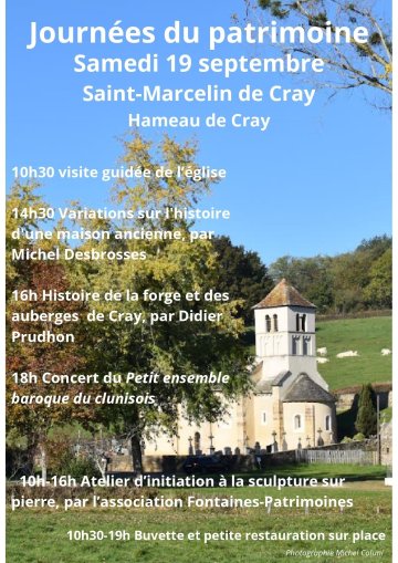 Visite guidée de l'église romane de Cray