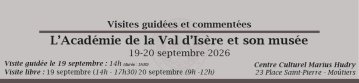 Visite guidée du Musée d'Histoire et d'Archéologie et des locaux d'une Société Savante de Savoie