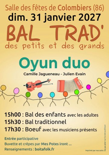 Bal des petits et des grands à Colombiers 86