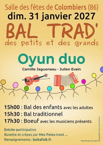 Bal des petits et des grands à Colombiers 86