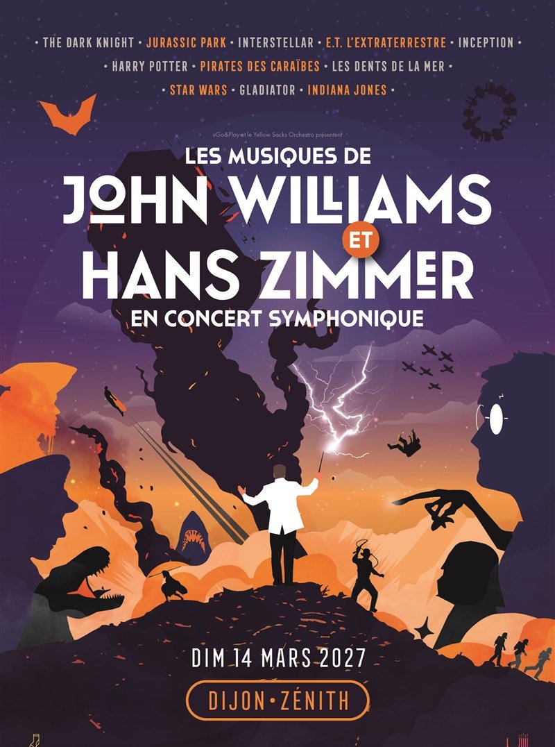 Les Musiques de John Williams et Hans Zimmer en concert symphonique