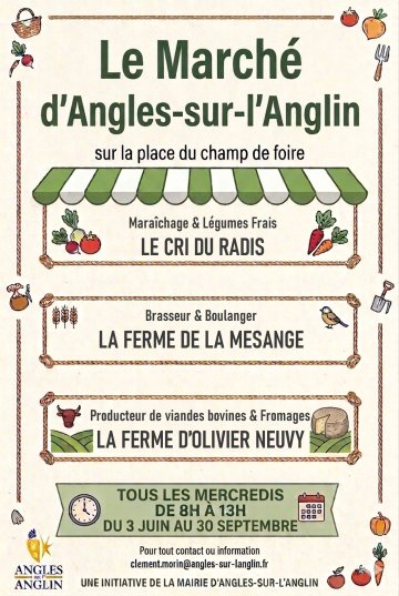 Marché d'Angles-sur-l'Anglin