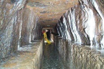 Visite d'un ancien aqueduc souterrain pour les journées du patrimoine