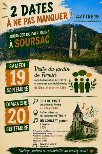 Visite du jardin de Firmin, jeu de piste et concert gratuit