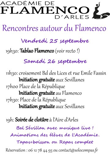 Rencontre autour du Flamenco