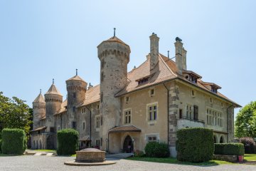 Concert de l'Harmonie Chablaisienne dans les jardins du Château de Ripaille