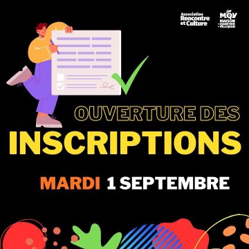 Ouverture des inscriptions 2026-2027